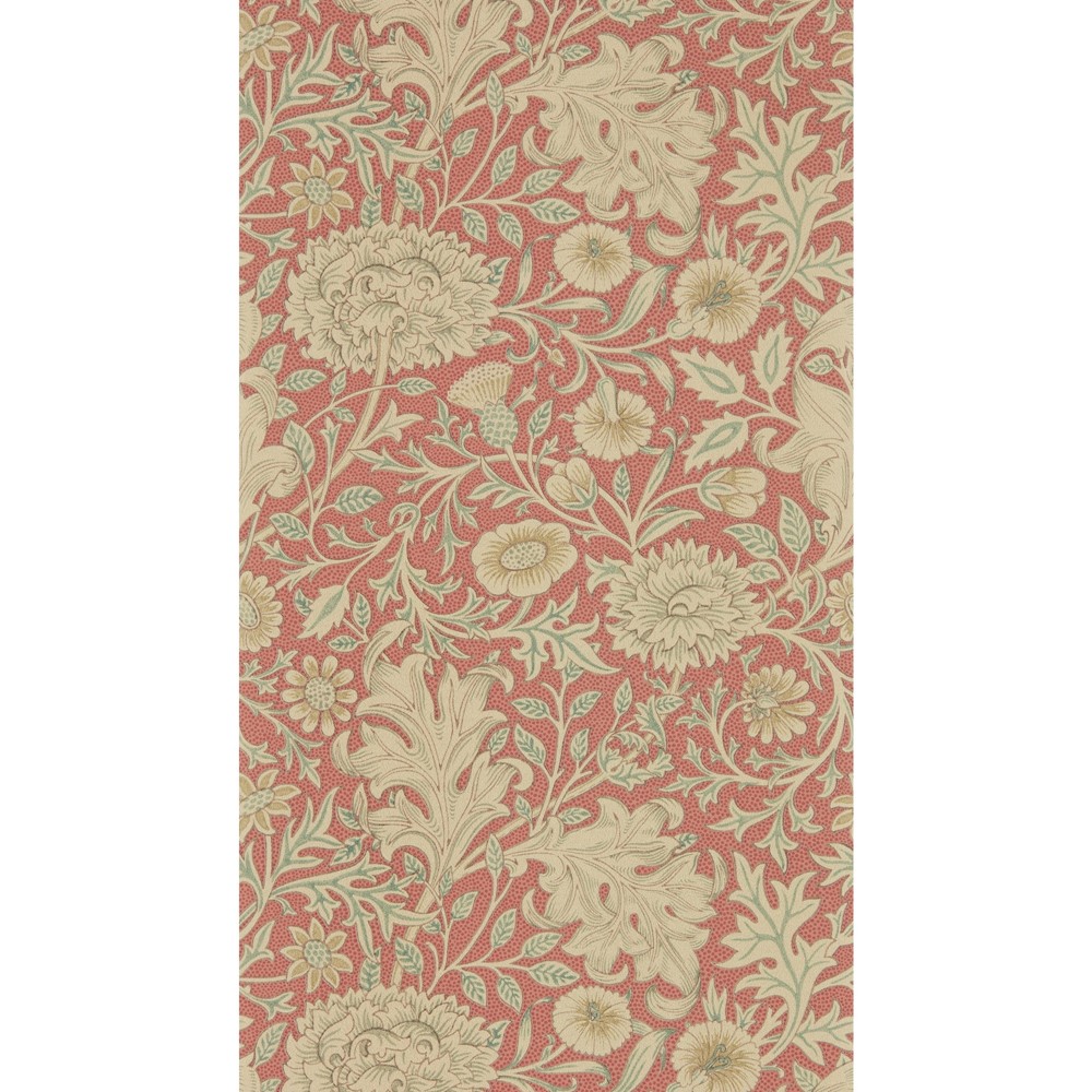 Double Bough Wallpaper 216683 by Morris & Co in Carmine Red